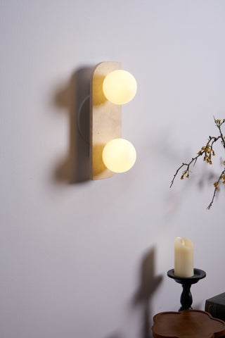 Alsilis Applique Murale Minimaliste en Travertin