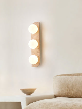 Alsilis Applique Murale Minimaliste en Travertin