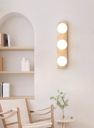 Alsilis Applique Murale Minimaliste en Travertin