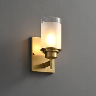Myvele Applique Murale Verre Laiton Vintage Élégance