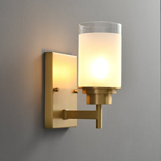 Myvele Applique Murale Verre Laiton Vintage Élégance