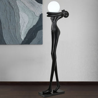 Ersolion Lampadaire en Fibre de Verre Sculptural