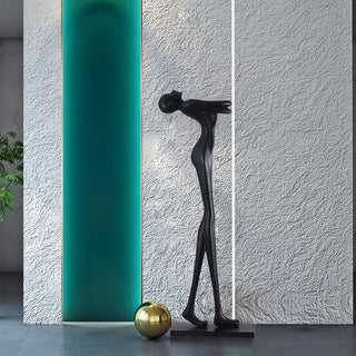 Ersolion Lampadaire en Fibre de Verre Sculptural