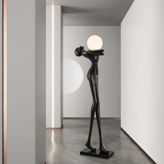 Ersolion Lampadaire en Fibre de Verre Sculptural