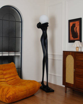 Ersolion Lampadaire en Fibre de Verre Sculptural