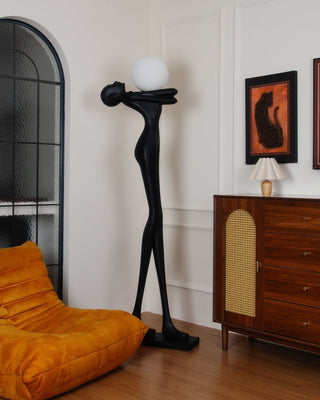 Ersolion Lampadaire en Fibre de Verre Sculptural