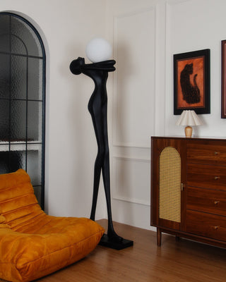 Ersolion Lampadaire en Fibre de Verre Sculptural