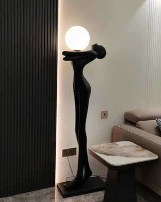 Ersolion Lampadaire en Fibre de Verre Sculptural