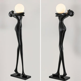 Ersolion Lampadaire en Fibre de Verre Sculptural