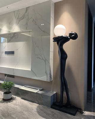 Ersolion Lampadaire en Fibre de Verre Sculptural