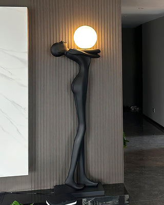 Ersolion Lampadaire en Fibre de Verre Sculptural