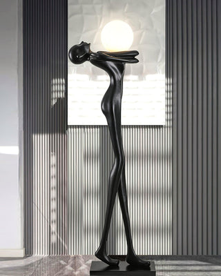 Ersolion Lampadaire en Fibre de Verre Sculptural