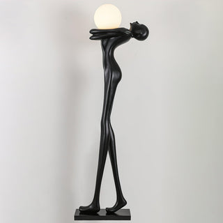 Ersolion Lampadaire en Fibre de Verre Sculptural