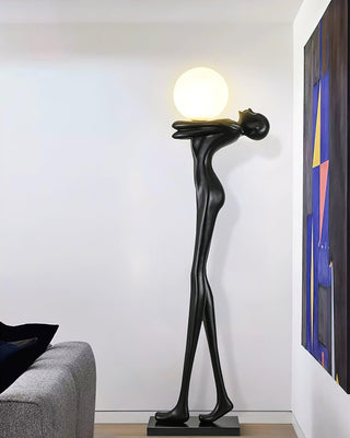 Ersolion Lampadaire en Fibre de Verre Sculptural