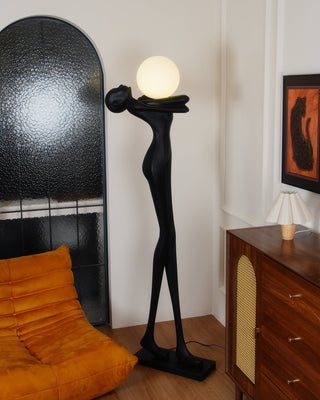 Ersolion Lampadaire en Fibre de Verre Sculptural