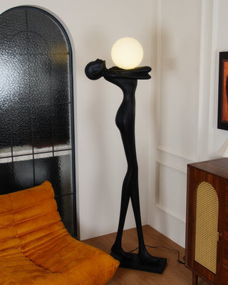 Ersolion Lampadaire en Fibre de Verre Sculptural