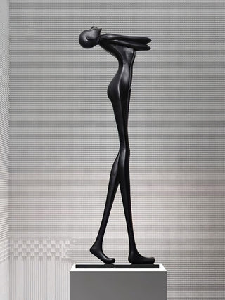 Ersolion Lampadaire en Fibre de Verre Sculptural