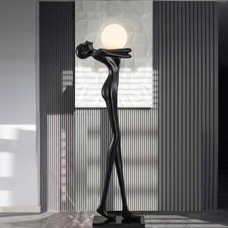 Ersolion Lampadaire en Fibre de Verre Sculptural