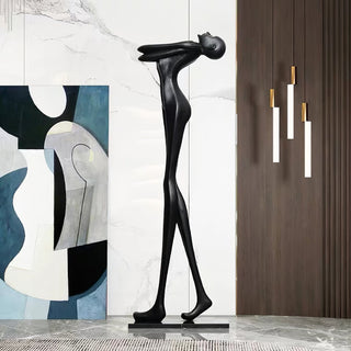 Ersolion Lampadaire en Fibre de Verre Sculptural