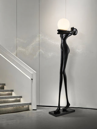 Ersolion Lampadaire en Fibre de Verre Sculptural