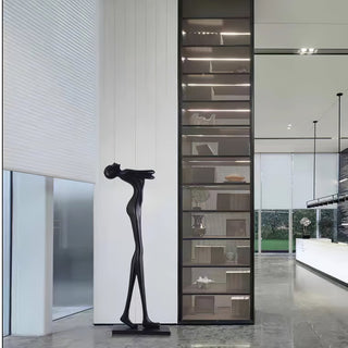 Ersolion Lampadaire en Fibre de Verre Sculptural