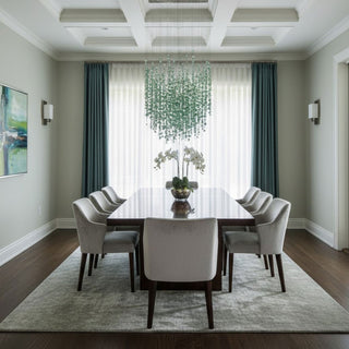 Emerald Rainfall Crystal Customize Chandelier-Neutral Decor