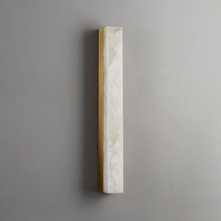 Quill Applique Murale en Laiton Et Albâtre