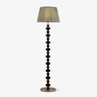 Rinivaine Lampadaire en Bois Et Tissu