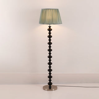 Rinivaine Lampadaire en Bois Et Tissu