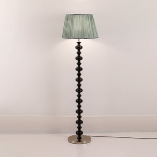 Rinivaine Lampadaire en Bois Et Tissu