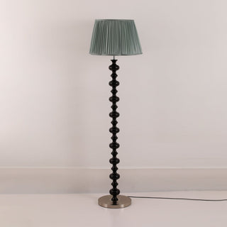 Rinivaine Lampadaire en Bois Et Tissu