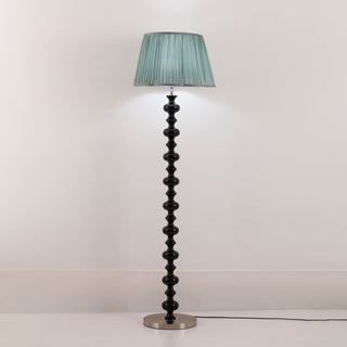 Rinivaine Lampadaire en Bois Et Tissu