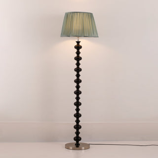 Rinivaine Lampadaire en Bois Et Tissu