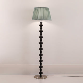 Rinivaine Lampadaire en Bois Et Tissu