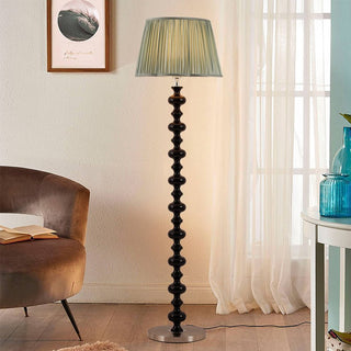 Rinivaine Lampadaire en Bois Et Tissu