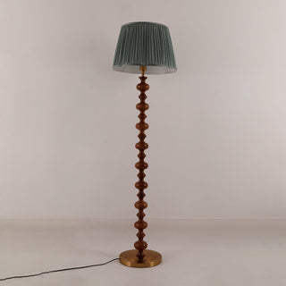 Rinivaine Lampadaire en Bois Et Tissu