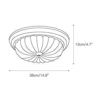 Arraeion Plafonnier Métal Verre Moderne Minimaliste