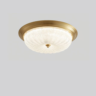 Nyrinis Traditionnel Classique Laiton Verre Plafonnier Lumière-Luire