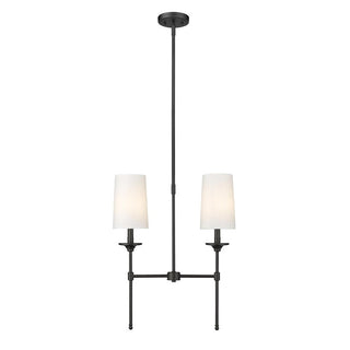 Verinyra Lustre Linéaire Laiton Tissu Vintage Industriel