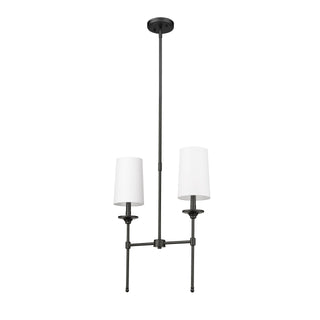Verinyra Lustre Linéaire Laiton Tissu Vintage Industriel