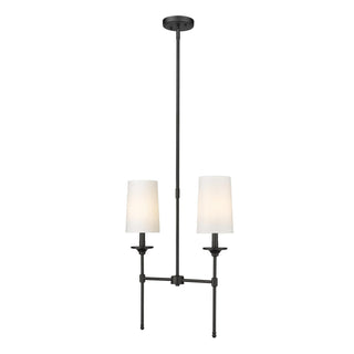 Verinyra Lustre Linéaire Laiton Tissu Vintage Industriel