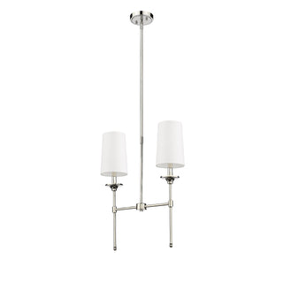 Verinyra Lustre Linéaire Laiton Tissu Vintage Industriel
