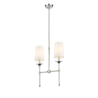 Verinyra Lustre Linéaire Laiton Tissu Vintage Industriel
