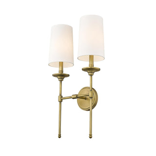 Esileth Applique Murale Laiton Tissu Vintage-Luire