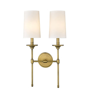 Esileth Applique Murale Laiton Tissu Vintage-Luire