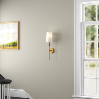 Esileth Applique Murale Laiton Tissu Vintage-Luire