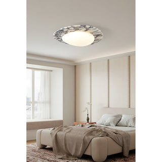 Ceraeion Plafonnier Verre Marbre Moderne Minimaliste