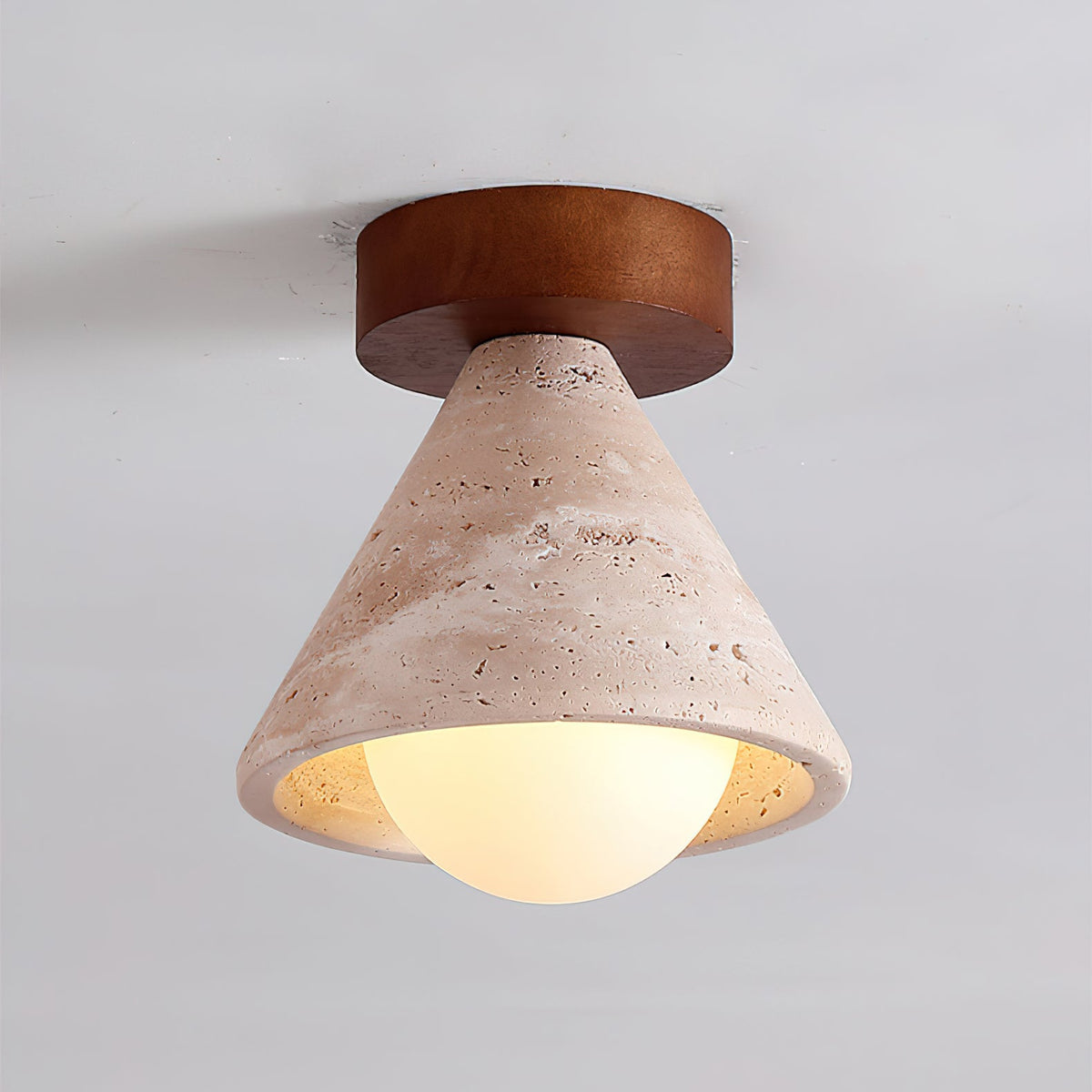 Dimensions of the Emmet Ceiling Light: Dia 15cm x H 14cm.