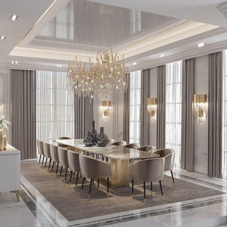 Vevyniel Postmoderne Luxe Empire Cristal Applique Murale-Luire