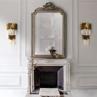 Vevyniel Postmoderne Luxe Empire Cristal Applique Murale-Luire